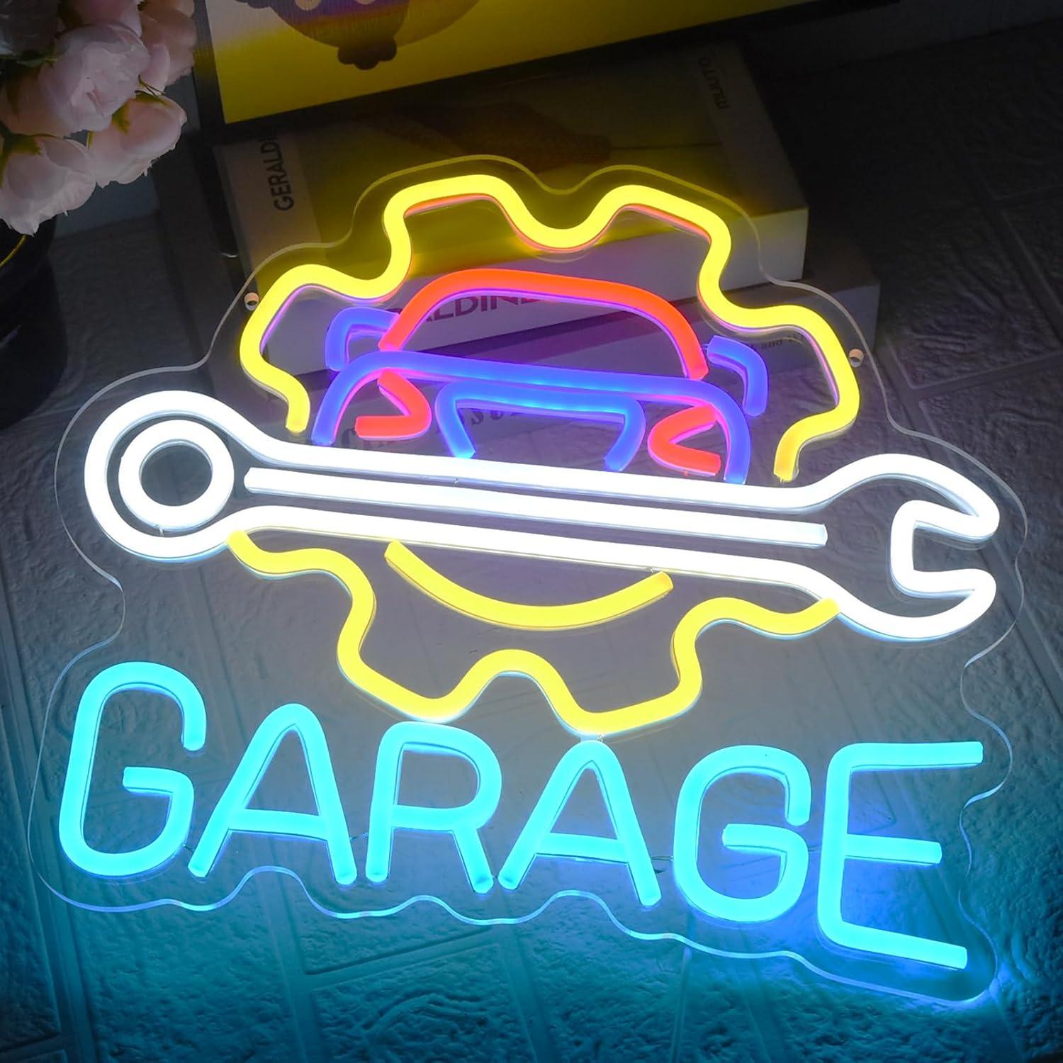 Garage Neon Sign USB Powered L - Auto Repair Shop avis et prix