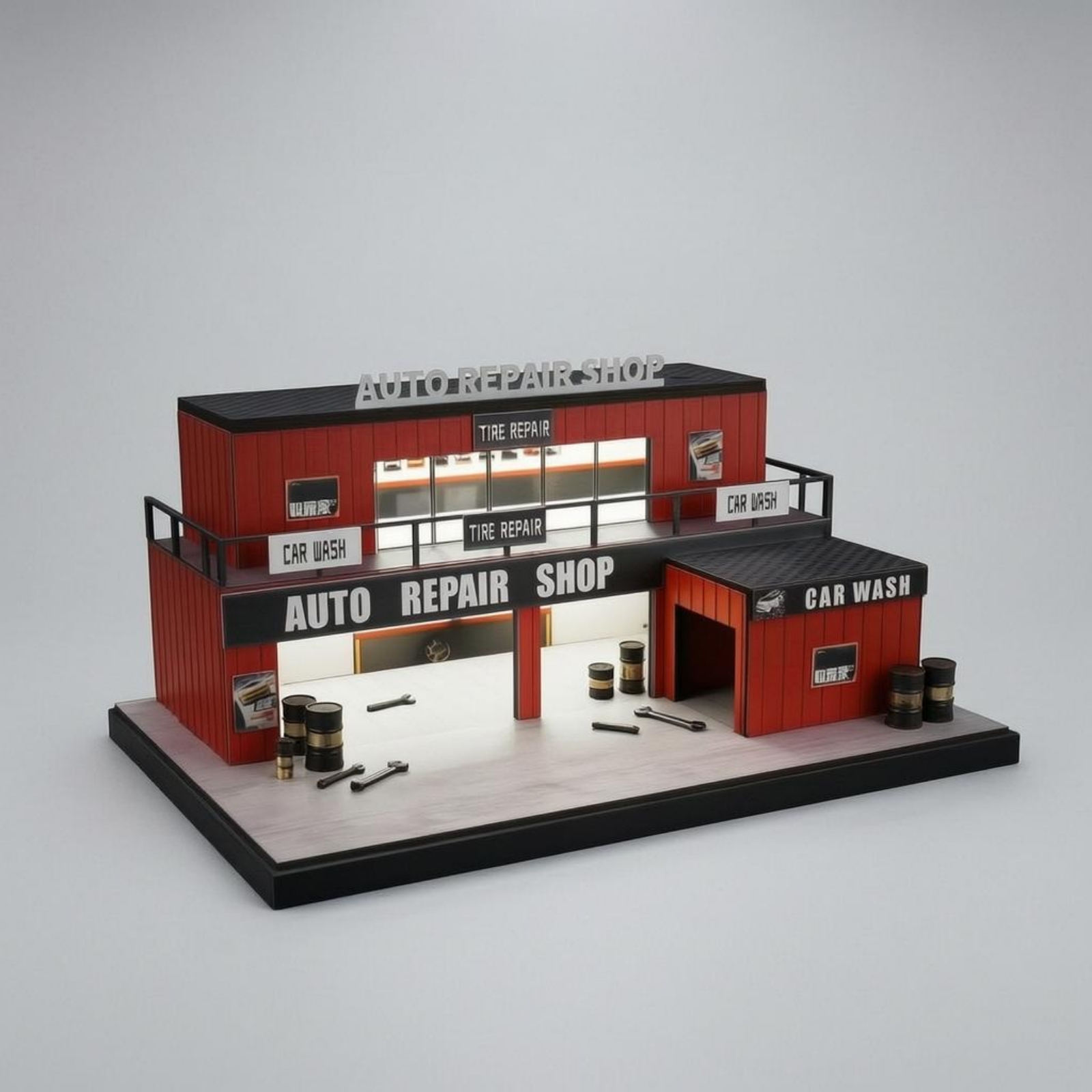 1/64 Repair Shop Model Two-Lev - Auto Repair Shop avis et prix