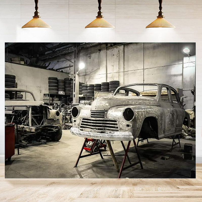 Auto Repair Shop Tyre Lights P - Auto Repair Shop Background avis et prix